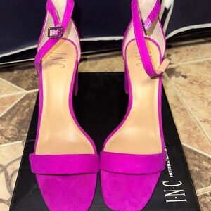 INC International Concepts Women's Fuchsia Heels
